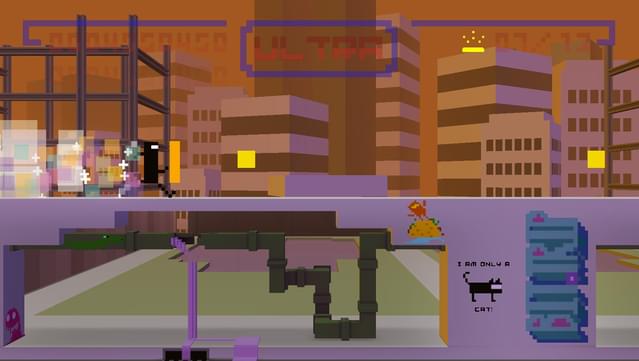 BIT.TRIP Runner Gameplay Screenshot