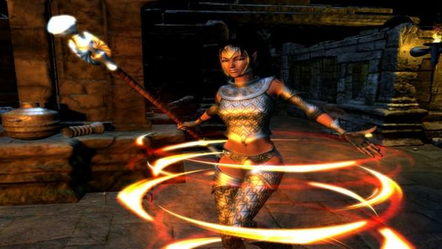 Sacred Gold Gameplay Screenshot