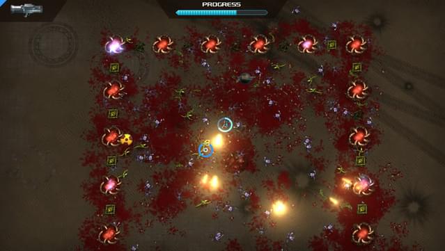 Crimsonland Gameplay Screenshot