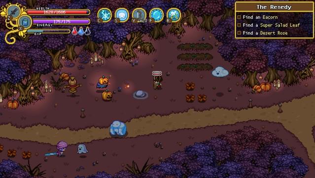 Secrets of Grindea Gameplay Screenshot