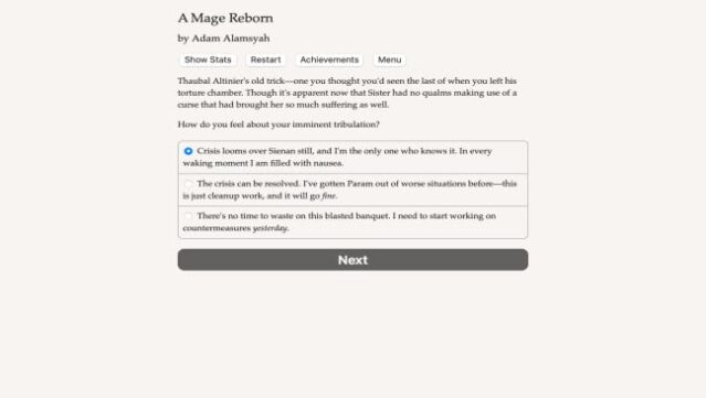 A Mage Reborn Gameplay Screenshot