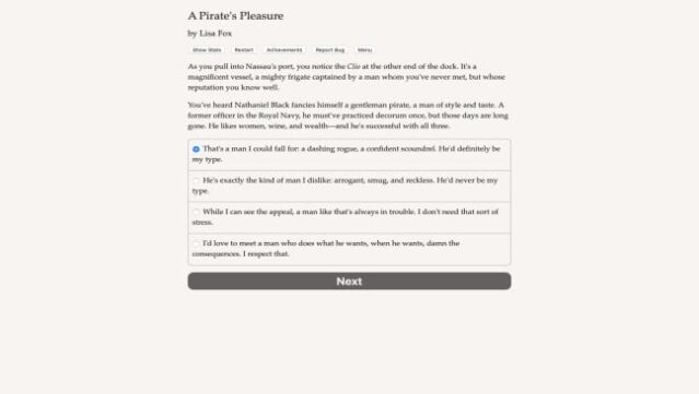 A Pirate’s Pleasure Gameplay Screenshot