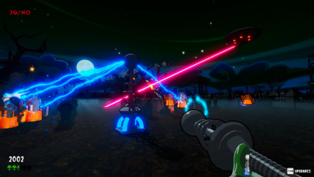 Aliens vs. Ghosts Gameplay Screenshot