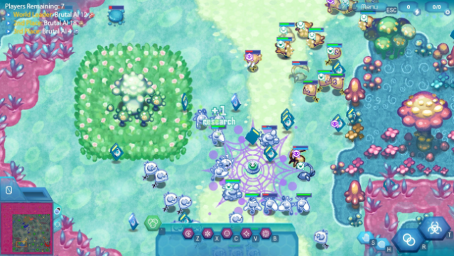 Amoeba Battle: Microscopic RTS Action PC Screenshot