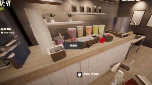 Boba Tea Shop Simulator Gameplay Screenshot