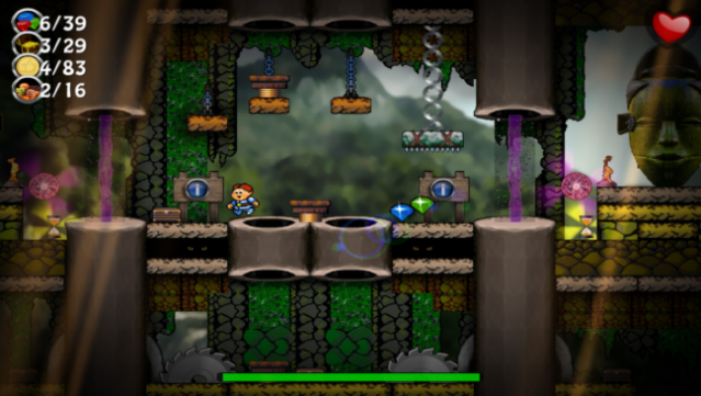 Canyon Capers Gameplay Screenshot