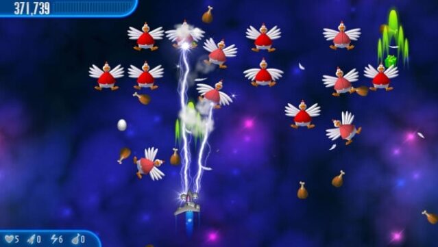 Chicken Invaders Gameplay Screenshot