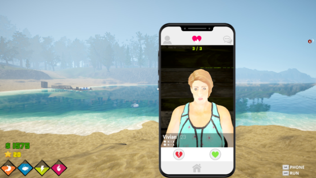 Dating Simulator Gameplay Screenshot
