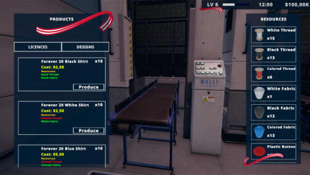 Factory Outlet Simulator Gameplay Screenshot