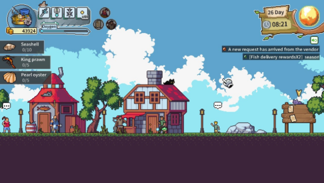 Fantasy Fishing Town PC Screenshot