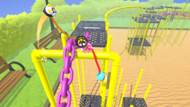 Fling to the Finish Gameplay Screenshot