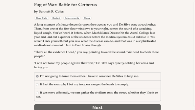 Fog Of War: The Battle For Cerberus PC Screenshot
