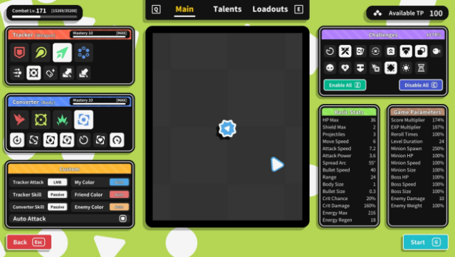 Geometry Arena Gameplay Screenshot