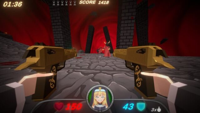 Guns and Nuns: Storming Hell Gameplay Screenshot