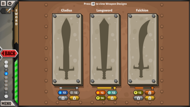 Jacksmith: Weapons and Warriors Gameplay Screenshot