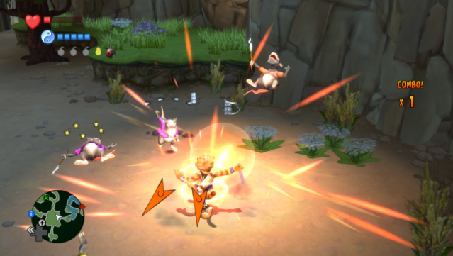 Legend of Kay Anniversary Gameplay Screenshot