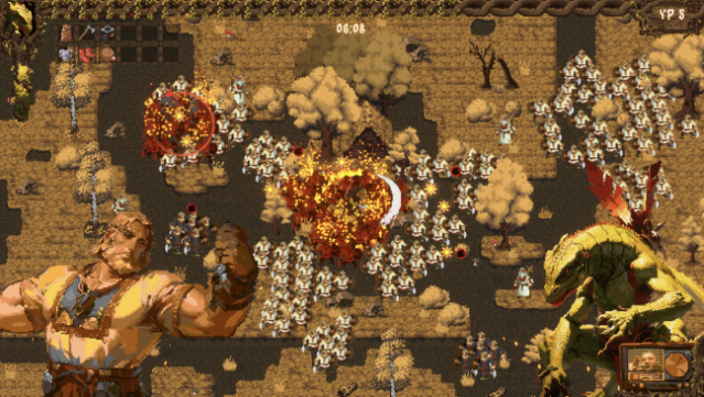 Lizard Survivors: Battle for Hyperborea PC Screenshot