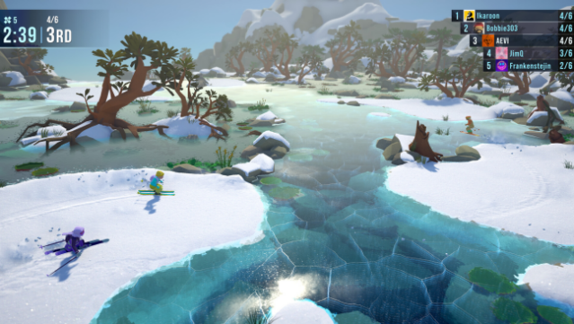 Lonely Mountains: Snow Riders Gameplay Screenshot