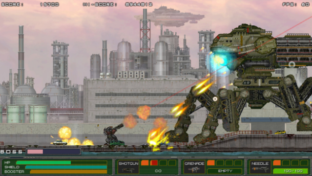 MECHBLAZE Gameplay Screenshot