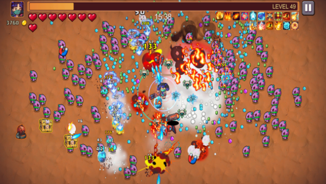 Mars Survivors Gameplay Screenshot