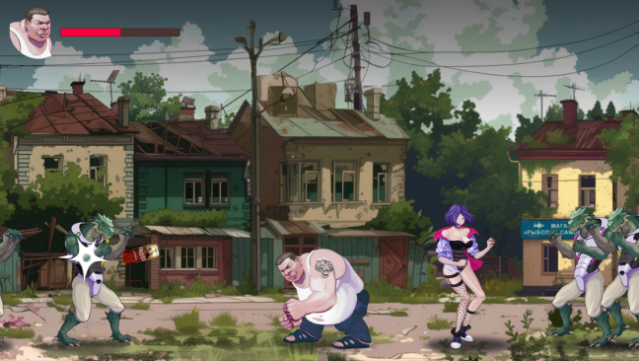 Men Against Lizards Gameplay Screenshot