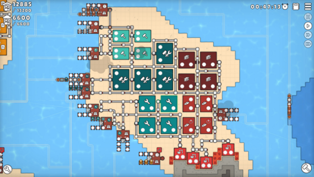 Mini Settlers Gameplay Screenshot