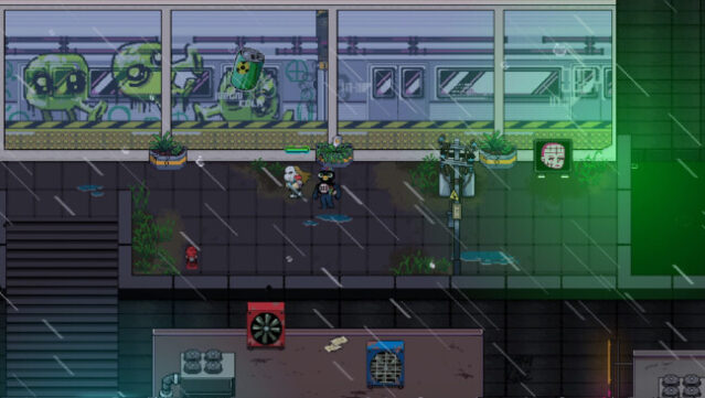 Neon City Riders Gameplay Screenshot