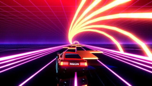 Neon Drive Gameplay Screenshot