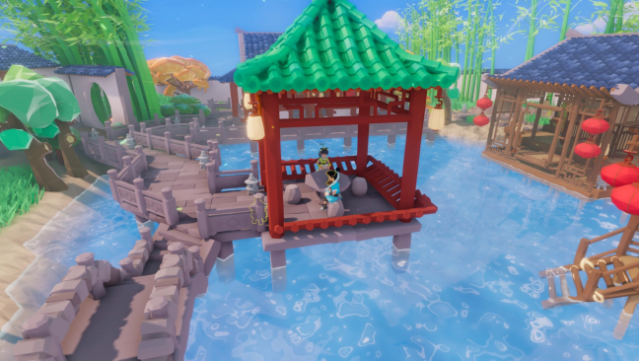 Pathless Woods Gameplay Screenshot