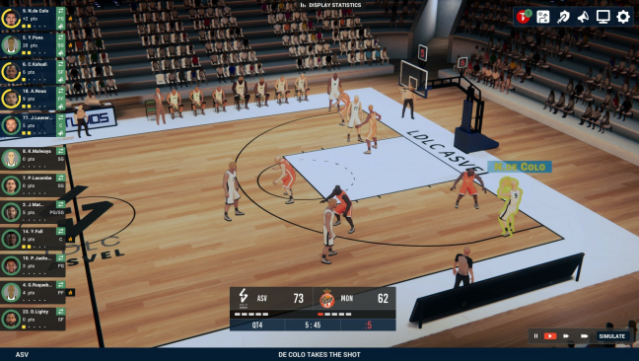 Pro Basketball Manager Gameplay Screenshot