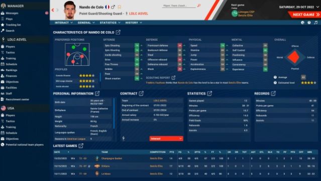 Pro Basketball Manager PC Screenshot