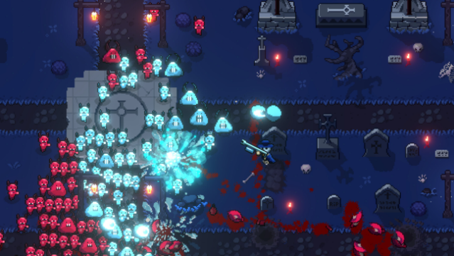 Raining Blood: Hellfire Gameplay Screenshot