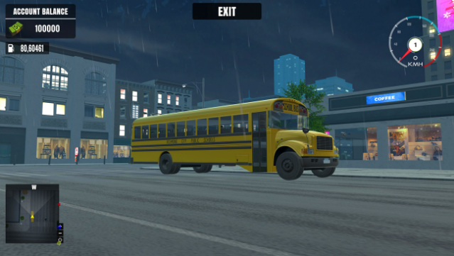 School Bus Driving Simulator Gameplay Screenshot