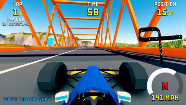 Super Retro GP Gameplay Screenshot