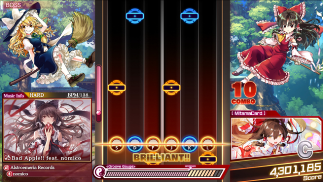 Touhou Danmaku Kagura Phantasia Lost Gameplay Screenshot