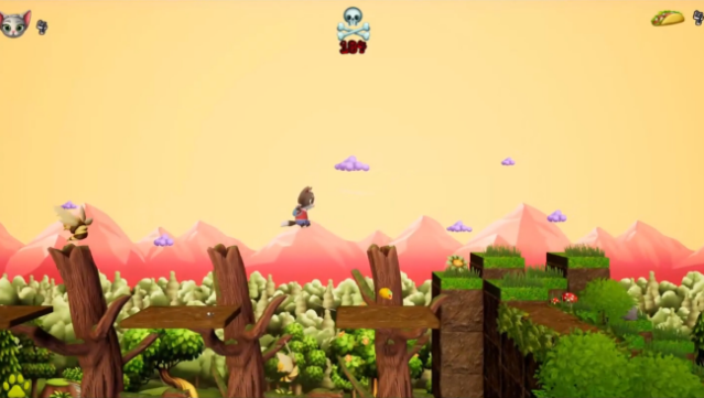 Tuna the Cat Gameplay Screenshot