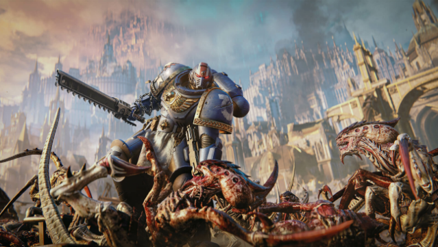 Warhammer ,: Space Marine Gameplay Screenshot