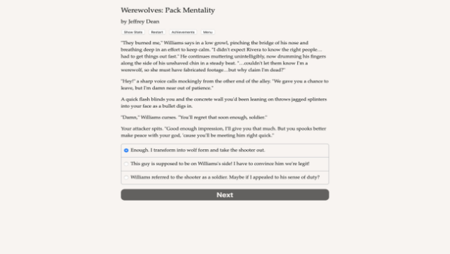 Werewolves : Pack Mentality PC Screenshot