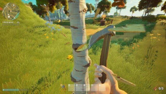 A Game About Chopping Trees Gameplay Screenshot