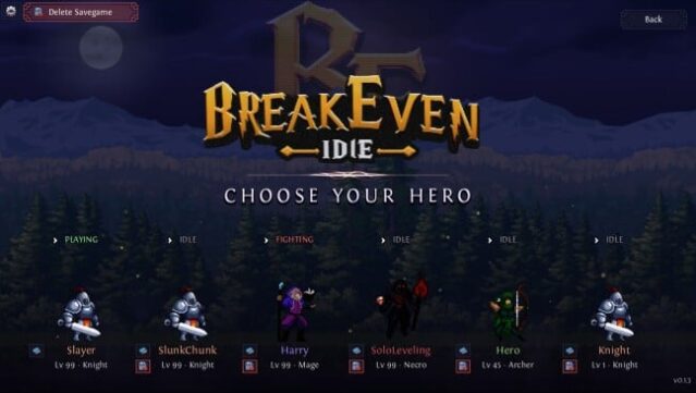 BreakEven – Idle PC Screenshot